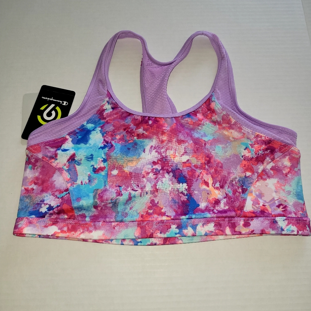 Little girls C9 multi color sports bra. N.W.T sz Xl